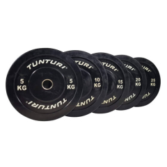  TUNTURI BUMPER PLATE Kaaluplaadid, Ø50cm (5-25kg)