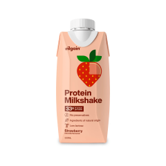 VILGAIN proteīna piena kokteilis, 330 ml.