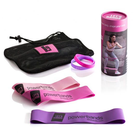 Takistuskummide komplekt Lets band POWER SET LADY MINI (3 tk)
